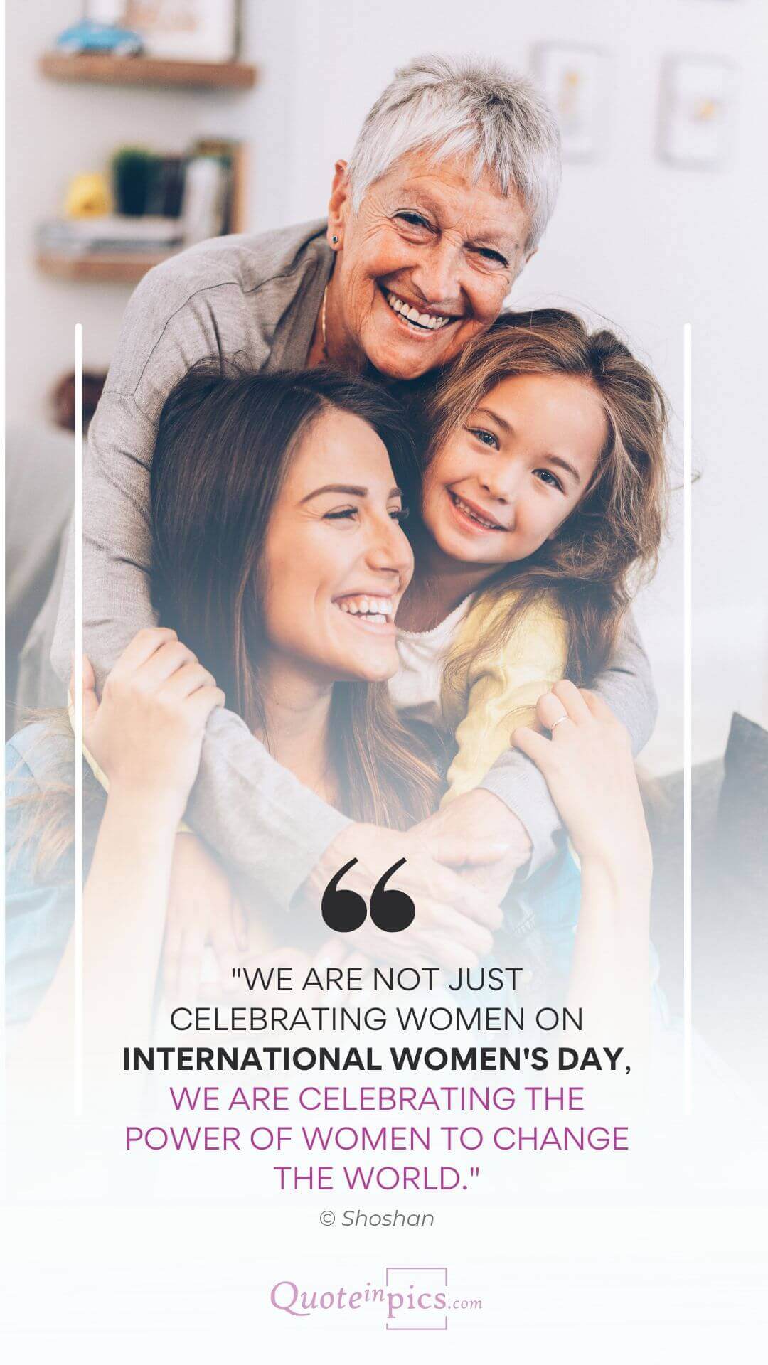 We are not just celebrating women on International Women's Day