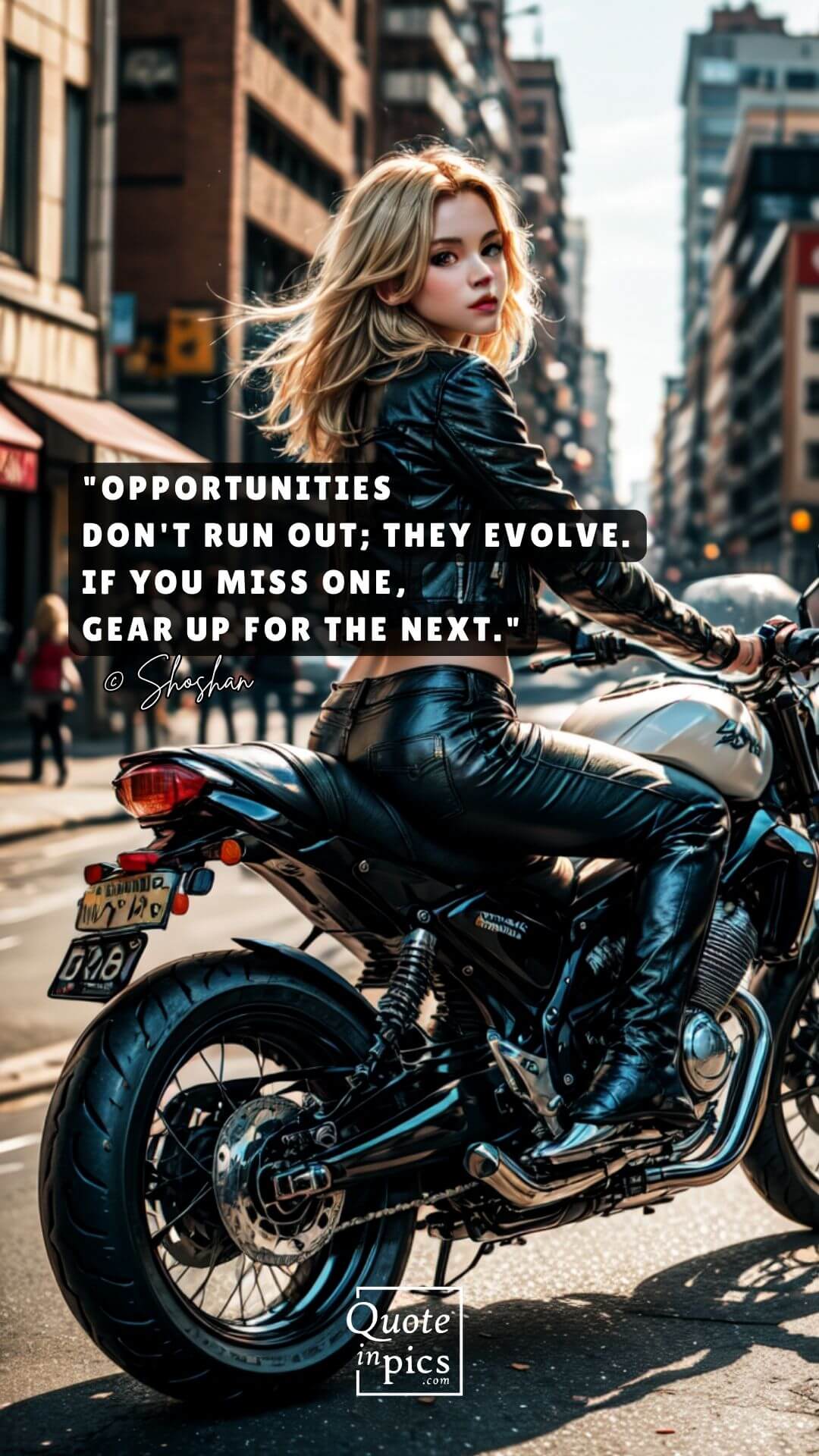 Opportunities don't run out; they evolve. If you miss one, gear up for the next.