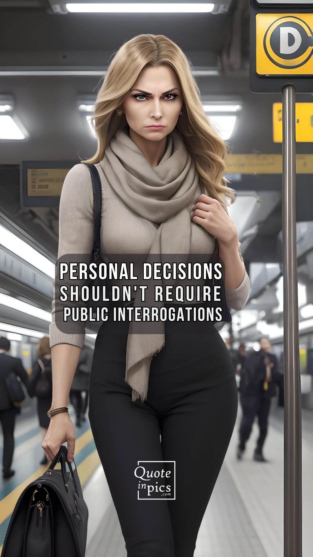 Personal decisions shouldn't require public interrogations